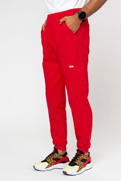 Men's Maevn Momentum jogger scrubs set red-8