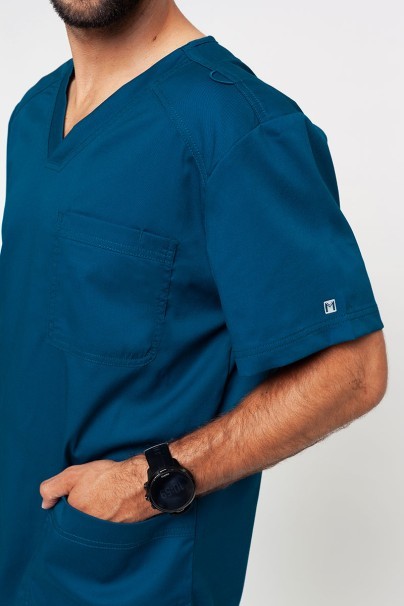 Men's Maevn Matrix Men scrub top caribbean blue-2