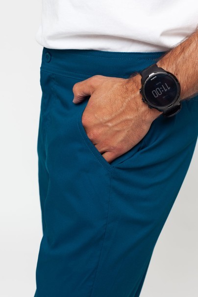 Men's Maevn Matrix scrub jogger trousers caribbean blue-3
