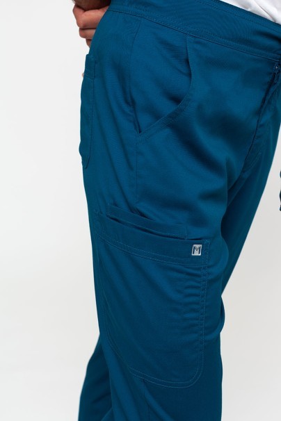 Men's Maevn Matrix scrub jogger trousers caribbean blue-4