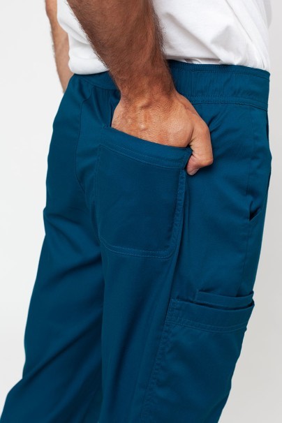 Men's Maevn Matrix scrub jogger trousers caribbean blue-5