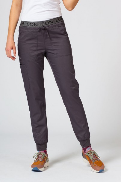 Women's Maevn EON Sporty & Comfy jogger scrub trousers charcoal-3