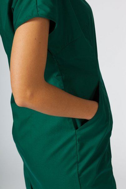 Women's Sunrise Uniforms Elite scrub dress bottle green-4