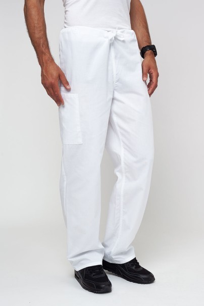 Men’s Cherokee Originals Cargo scrub trousers white-2