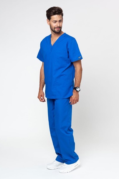 Men’s Cherokee Originals V-neck scrub top royal blue-5