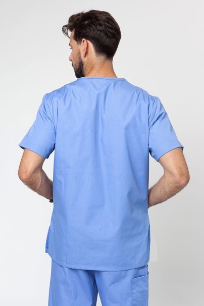 Men’s Cherokee Originals V-neck scrub top ceil blue-1