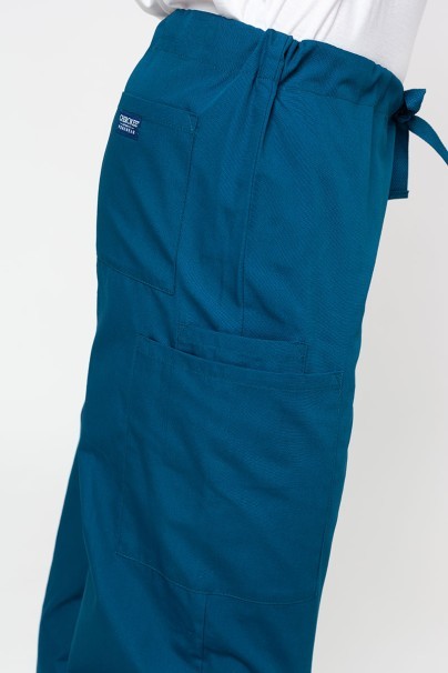Men’s Cherokee Originals Cargo scrub trousers caribbean blue-3