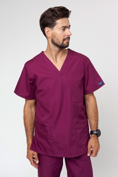 Men's Cherokee Originals scrubs set (4876 top, 4100 trousers) wine-2