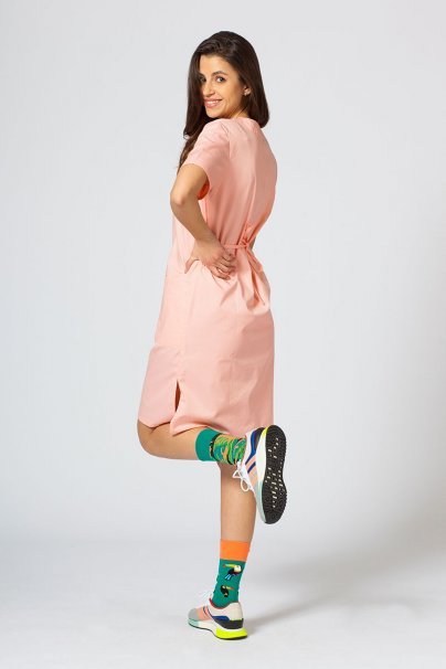 Women’s Sunrise Uniforms straight scrub dress blush pink-3