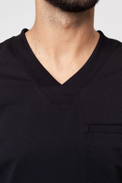 Men's Dickies Balance V-neck scrub top black-2