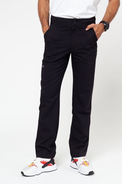 Men's Dickies Balance scrubs set (V-neck top, Mid Rise trousers) black-8
