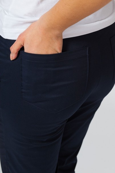 Women's Sunrise Uniforms Slim (elastic) scrub trousers true navy-6