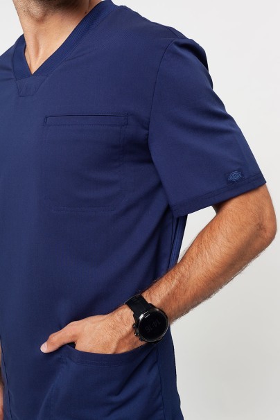 Men's Dickies Balance V-neck scrub top navy-2