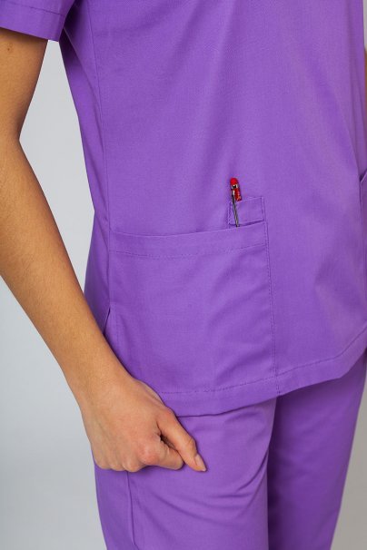 Women's Sunrise Uniforms Basic Light scrub top violet-2