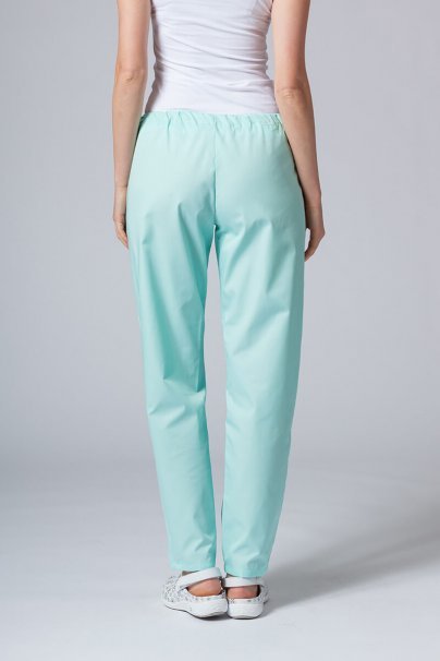 Women’s Sunrise Uniforms Basic Classic scrubs set (Light top, Regular trousers) mint-7