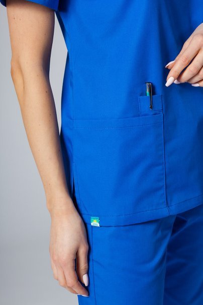 Women’s Sunrise Uniforms Basic Classic scrubs set (Light top, Regular trousers) royal blue-5