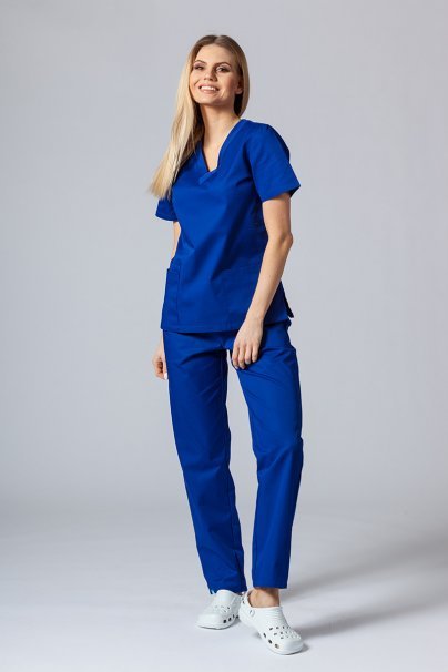 Women's Sunrise Uniforms Basic Regular scrub trousers galaxy blue-3