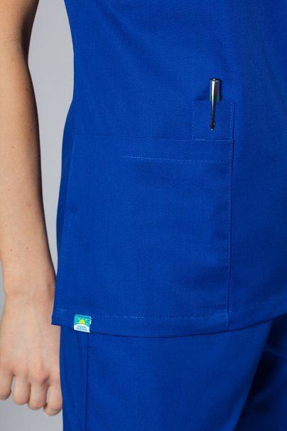 Women’s Sunrise Uniforms Basic Classic scrubs set (Light top, Regular trousers) galaxy blue-4