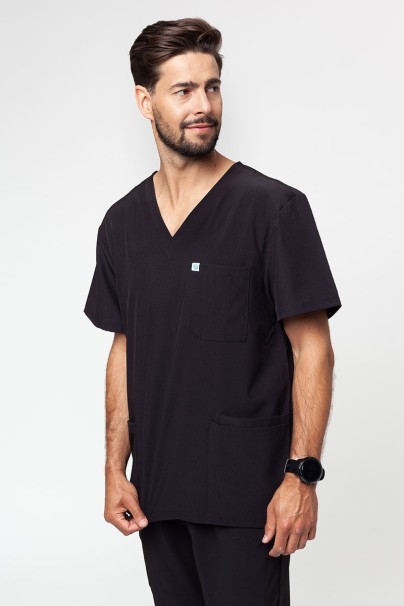 Men’s Uniforms World 309TS™ Louis scrubs set black-2