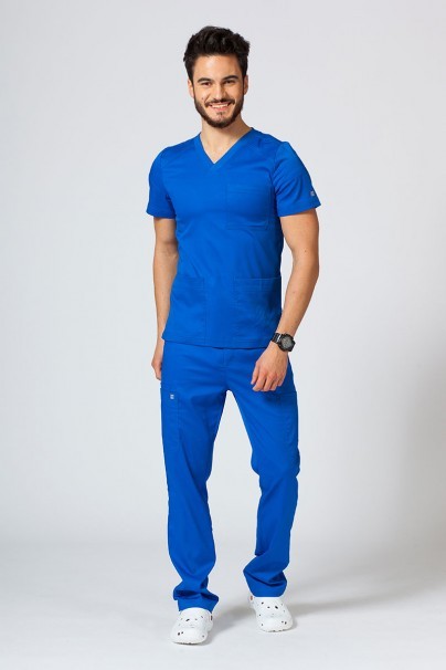 Men's Maevn Matrix Men scrub top royal blue-7