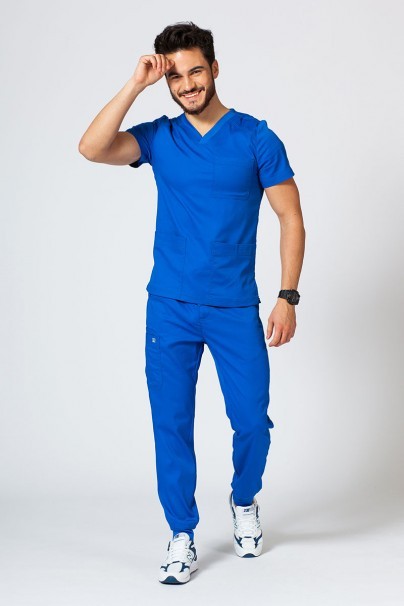 Men's Maevn Matrix Men scrub top royal blue-6