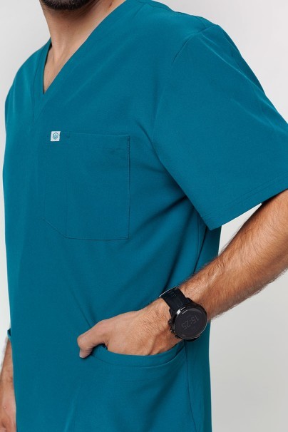 Men's Uniforms World 309TS™ Louis scrub top caribbean blue-3