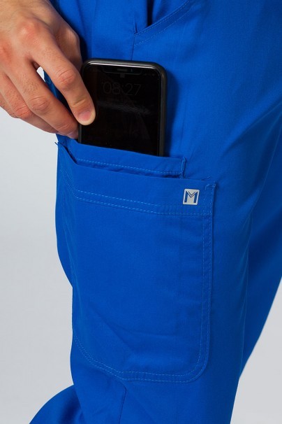 Men's Maevn Matrix scrub jogger trousers royal blue-4