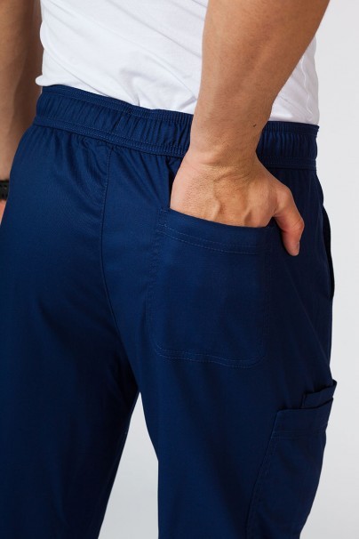 Men's Maevn Matrix scrub jogger trousers true navy-6