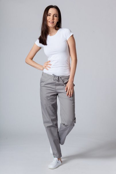 Women's Sunrise Uniforms Basic Regular scrub trousers pewter-2