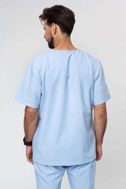 Men’s Sunrise Uniforms Premium Dose scrub top ceil blue-2