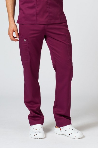 Men’s Maevn Matrix Classic scrubs set wine-6