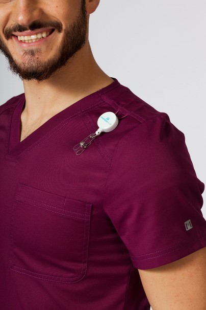 Men’s Maevn Matrix Classic scrubs set wine-4