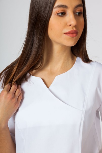 Women’s Sunrise Uniforms classic scrub dress white-2