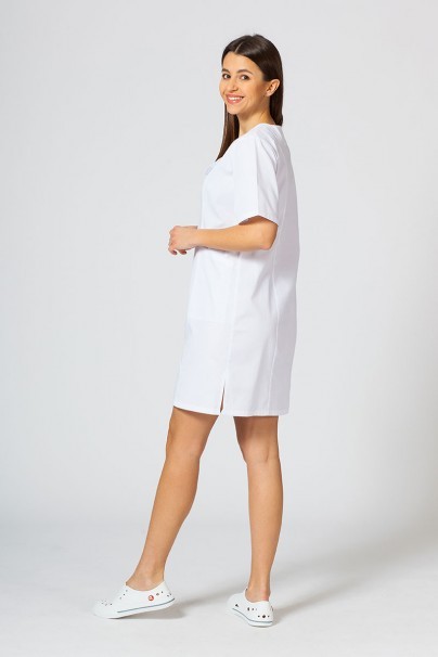 Women’s Sunrise Uniforms classic scrub dress white-2