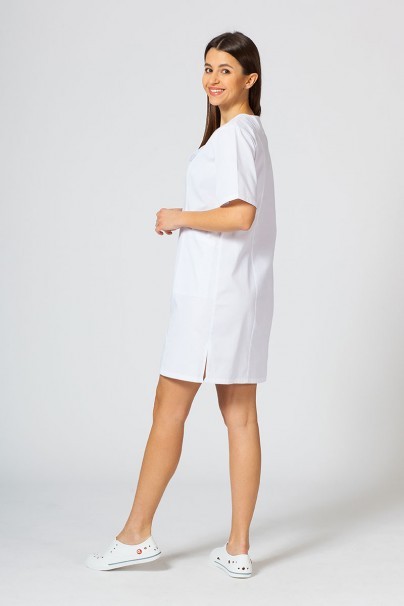 Women’s Sunrise Uniforms classic scrub dress white-1