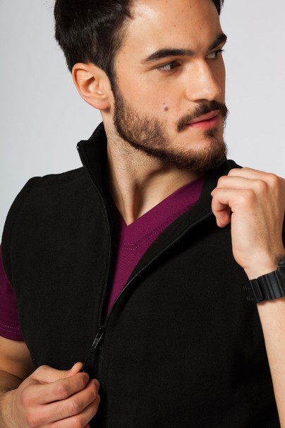 Men’s Malfini Fleece vest black-2