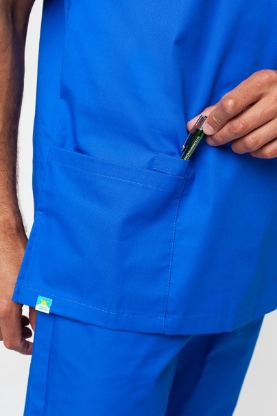 Men's Sunrise Uniforms Basic Standard scrub top royal blue-4