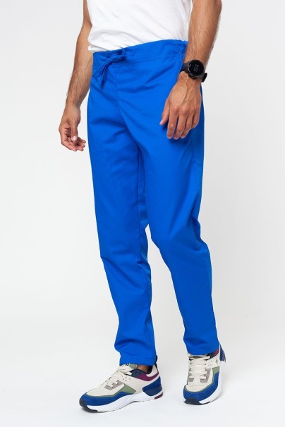 Men’s Sunrise Uniforms Basic Classic scrubs set (Standard top, Regular trousers) royal blue-7