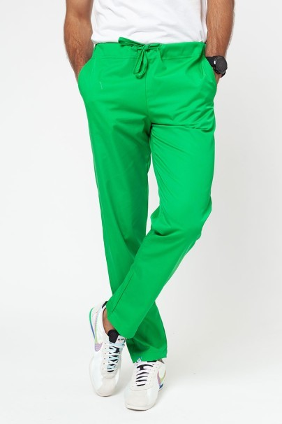 Men’s Sunrise Uniforms Basic Classic scrubs set (Standard top, Regular trousers) apple green-7