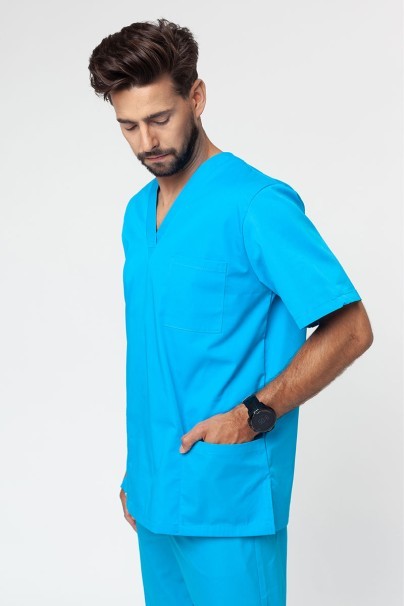 Men’s Sunrise Uniforms Basic Classic scrubs set (Standard top, Regular trousers) turquise-2