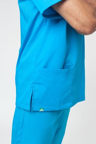 Men’s Sunrise Uniforms Basic Classic scrubs set (Standard top, Regular trousers) turquise-6