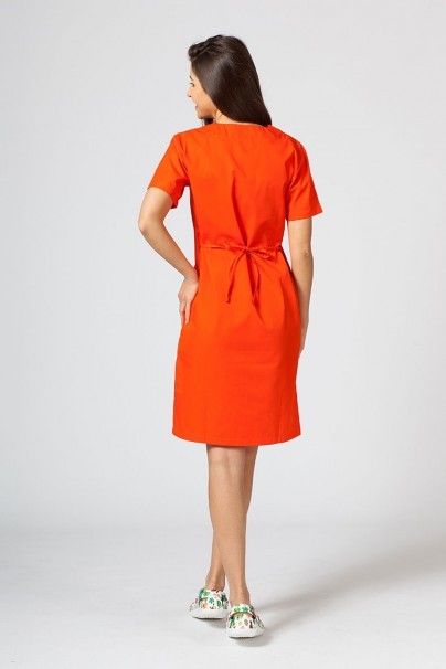 Women’s Sunrise Uniforms straight scrub dress orange-1