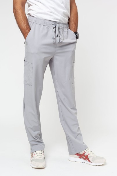 Men’s Adar Uniforms Cargo scrubs set (with Modern top) silver grey-7