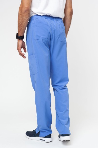 Men’s Adar Uniforms Slim Leg Cargo trousers ceil blue-1