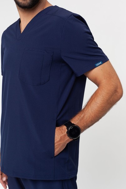 Men’s Adar Modern scrub top navy-3