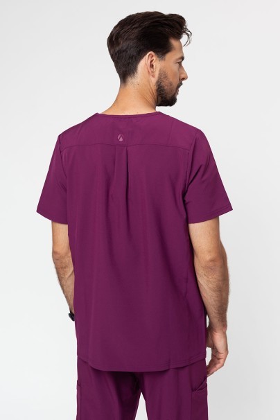 Men’s Adar Modern scrub top wine-1