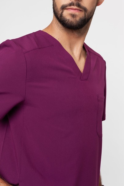 Men’s Adar Modern scrub top wine-2