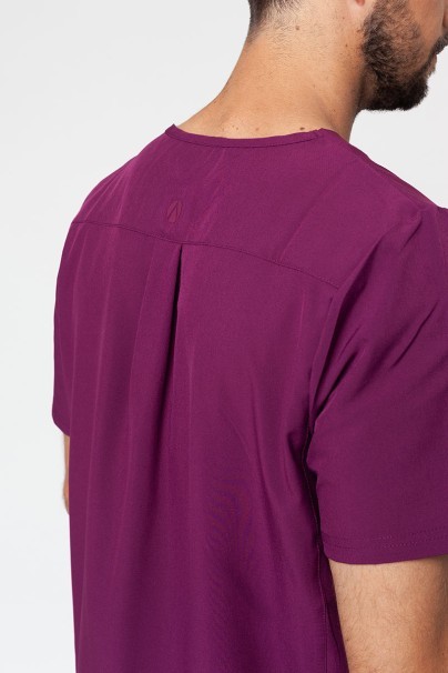 Men’s Adar Modern scrub top wine-4