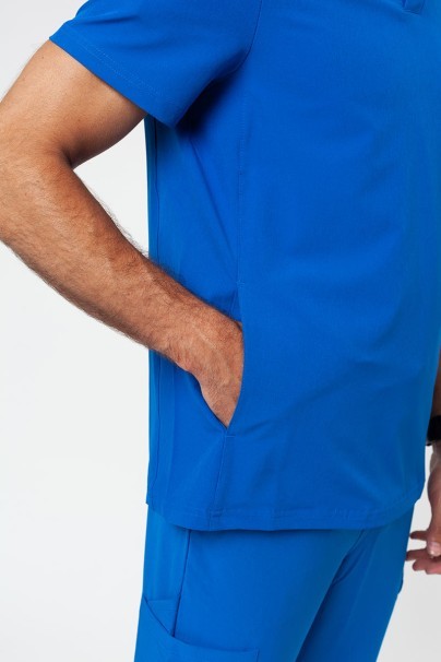 Men’s Adar Modern scrub top royal blue-4