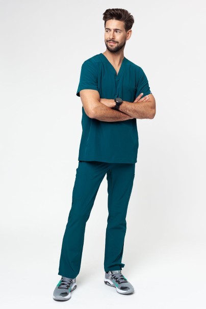 Men’s Adar Modern scrub top dark teal-5